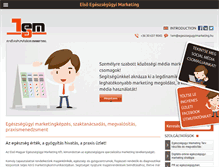 Tablet Screenshot of egeszsegugyimarketing.hu